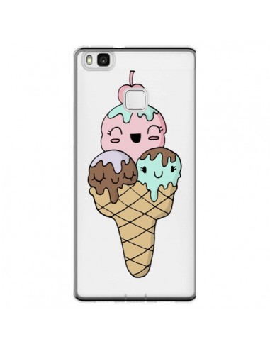 Coque Huawei P9 Lite Ice Cream Glace Summer Ete Cerise Transparente - Claudia Ramos