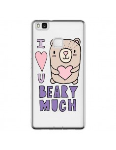 Coque Huawei P9 Lite I Love You Beary Much Nounours...