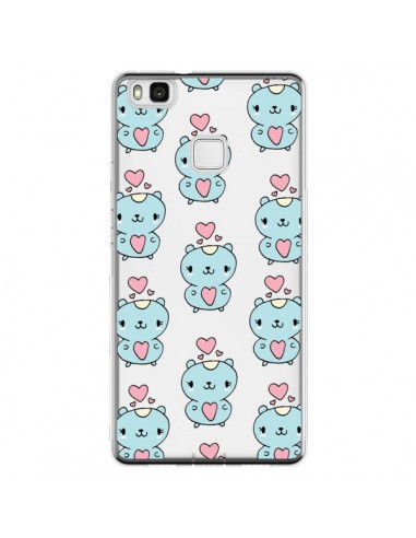 Coque Huawei P9 Lite Hamster Love Amour Transparente - Claudia Ramos