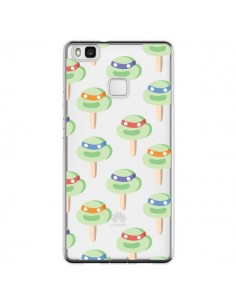 Coque Huawei P9 Lite Tortues Ninja Tortle Transparente -...