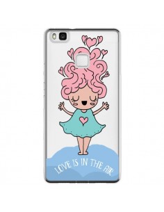 Coque Huawei P9 Lite Love Is In The Air Fillette...
