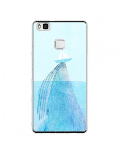 Coque Huawei P9 Lite Baleine Whale Bateau Mer - Eric Fan