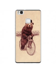 Coque Huawei P9 Lite Ours Velo Barnabus Bear - Eric Fan