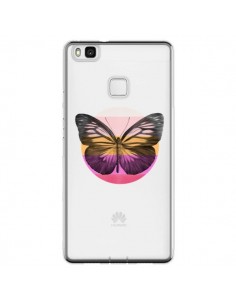 Coque Huawei P9 Lite Papillon Butterfly Transparente -...
