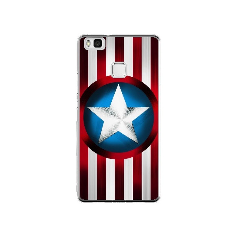 Coque Huawei P9 Lite Captain America Great Defender - Eleaxart