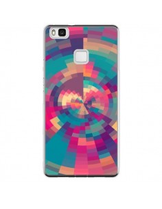Coque Huawei P9 Lite Spirales de Couleurs Rose Violet -...