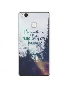 Coque Huawei P9 Lite Let's Go Far Away Snow Neige - Eleaxart