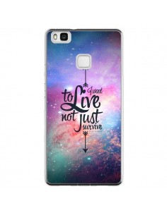 Coque Huawei P9 Lite I want to live Je veux vivre - Eleaxart