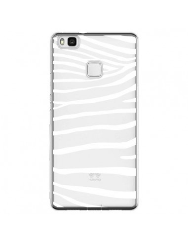 Coque Huawei P9 Lite Zebre Zebra Blanc Transparente - Project M