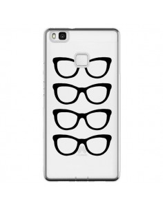 Coque Huawei P9 Lite Sunglasses Lunettes Soleil Noir...