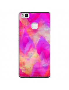 Coque Huawei P9 Lite Coeur Tribal Rose - Ebi Emporium
