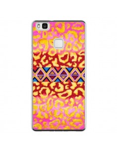 Coque Huawei P9 Lite Tribal Leopard Rose - Ebi Emporium