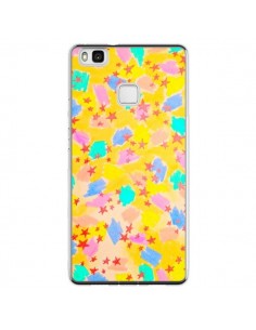 Coque Huawei P9 Lite Stars Etoiles Jaunes - Ebi Emporium