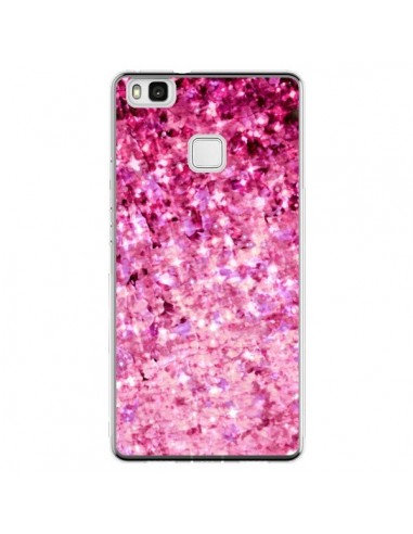 Coque Huawei P9 Lite Romance Me Paillettes Roses - Ebi Emporium