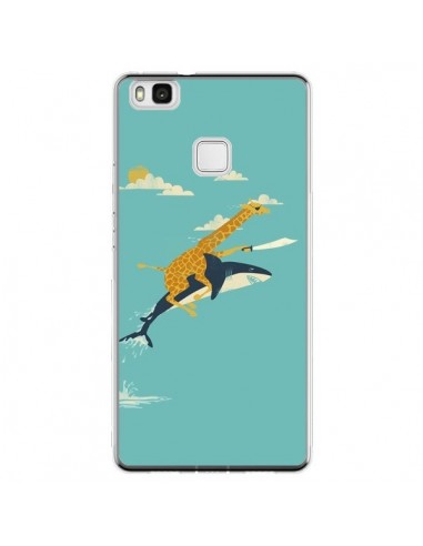 Coque Huawei P9 Lite Girafe Epee Requin Volant - Jay Fleck