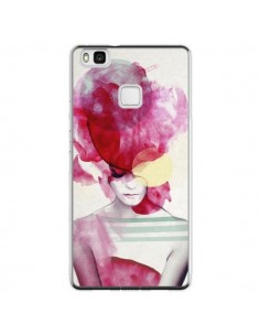 Coque Huawei P9 Lite Bright Pink Portrait Femme - Jenny...