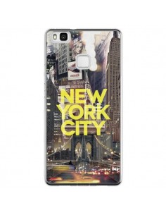 Coque Huawei P9 Lite New York City Jaune - Javier Martinez
