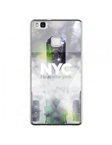 Coque Huawei P9 Lite I Love New York City Gris Vert - Javier Martinez