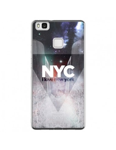 Coque Huawei P9 Lite I Love New York City Bleu - Javier Martinez