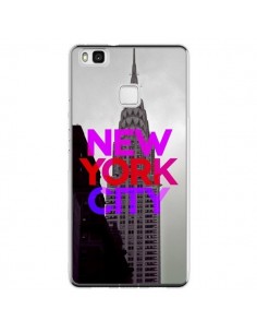 Coque Huawei P9 Lite New York City Rose Rouge - Javier...