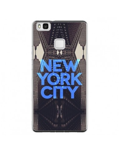 Coque Huawei P9 Lite New York City Bleu - Javier Martinez