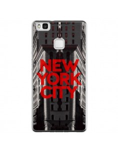 Coque Huawei P9 Lite New York City Rouge - Javier Martinez