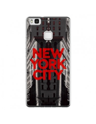 Coque Huawei P9 Lite New York City Rouge - Javier Martinez