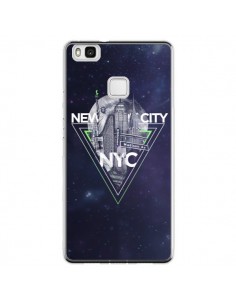 Coque Huawei P9 Lite New York City Triangle Vert - Javier...