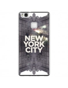 Coque Huawei P9 Lite New York City Gris - Javier Martinez