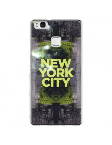 Coque Huawei P9 Lite New York City Vert - Javier Martinez