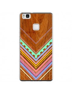 Coque Huawei P9 Lite Azteque Arbutus Pastel Bois Aztec...