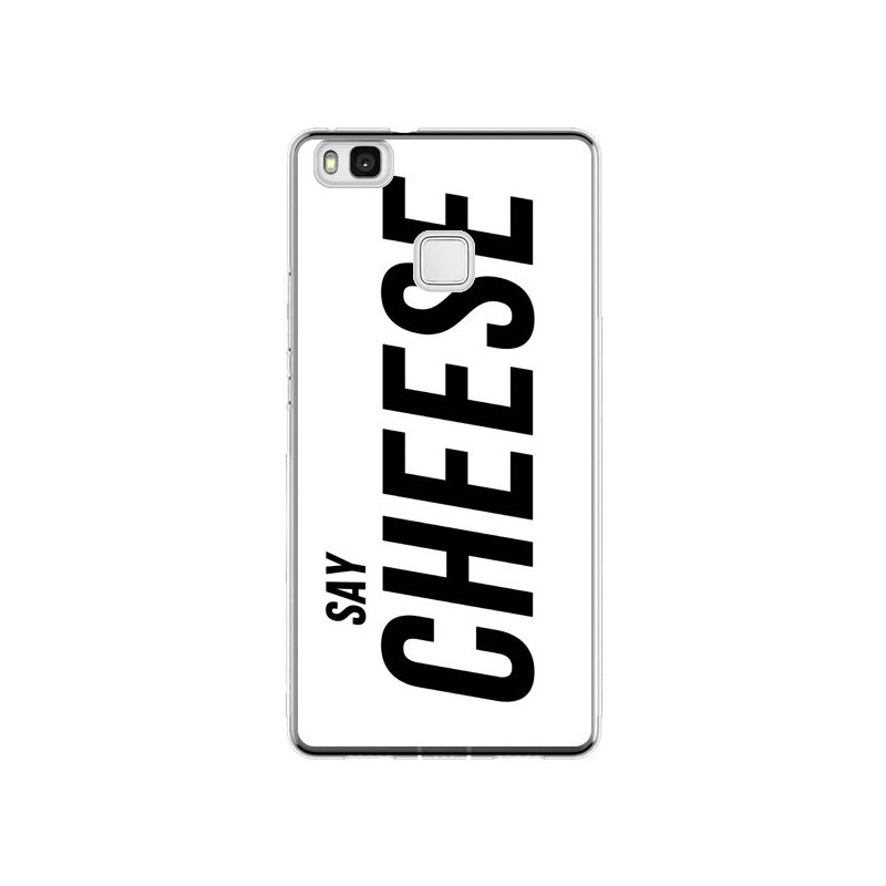 Coque Huawei P9 Lite Say Cheese Smile Blanc - Jonathan Perez