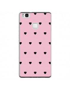 Coque Huawei P9 Lite Coeurs Roses - Jonathan Perez