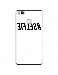 Coque Huawei P9 Lite Hashtag Selfie Noir Inversé -...