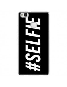 Coque Huawei P9 Lite Hashtag Selfie Noir Horizontal -...