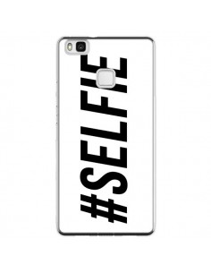 Coque Huawei P9 Lite Hashtag Selfie Blanc Horizontal -...
