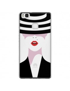 Coque Huawei P9 Lite Femme Chapeau Hat Lady Transparente...