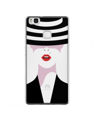 Coque Huawei P9 Lite Femme Chapeau Hat Lady Transparente - Dricia Do