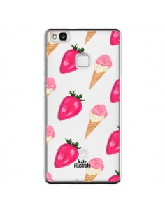 Coque Huawei P9 Lite Strawberry Ice Cream Fraise Glace...