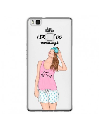 Coque Huawei P9 Lite I Don't Do Mornings Matin Transparente - kateillustrate