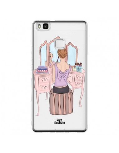 Coque Huawei P9 Lite Vanity Coiffeuse Make Up Transparente - kateillustrate