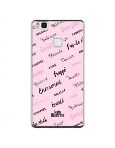 Coque Huawei P9 Lite Ballerina Ballerine Mots -...