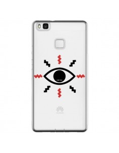 Coque Huawei P9 Lite Eye I See You Oeil Transparente -...