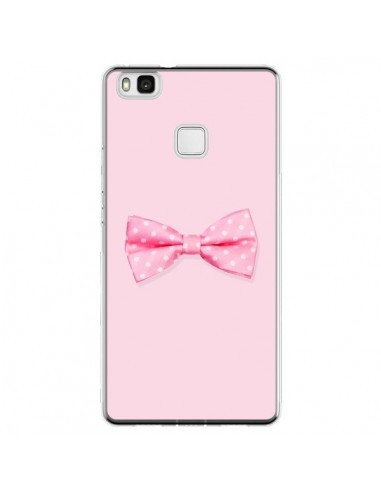 Coque Huawei P9 Lite Noeud Papillon Rose Girly Bow Tie - Laetitia