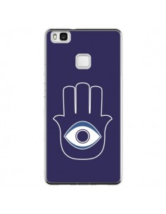 Coque Huawei P9 Lite Main de Fatma Oeil Bleu - Laetitia