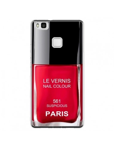 Coque Huawei P9 Lite Vernis Paris Suspicious Rouge - Laetitia