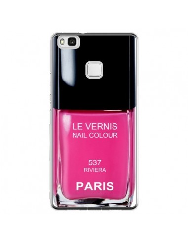 Coque Huawei P9 Lite Vernis Paris Riviera Rose - Laetitia