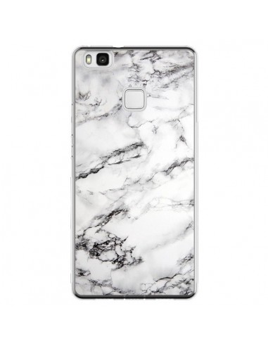 Coque Huawei P9 Lite Marbre Marble Blanc White - Laetitia