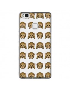 Coque Huawei P9 Lite Singe Monkey Emoticone Emoji...