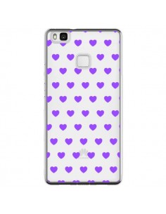 Coque Huawei P9 Lite Coeur Heart Love Amour Violet...